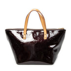 Handbag Bellevue PM Amarante Monogram Vernis
