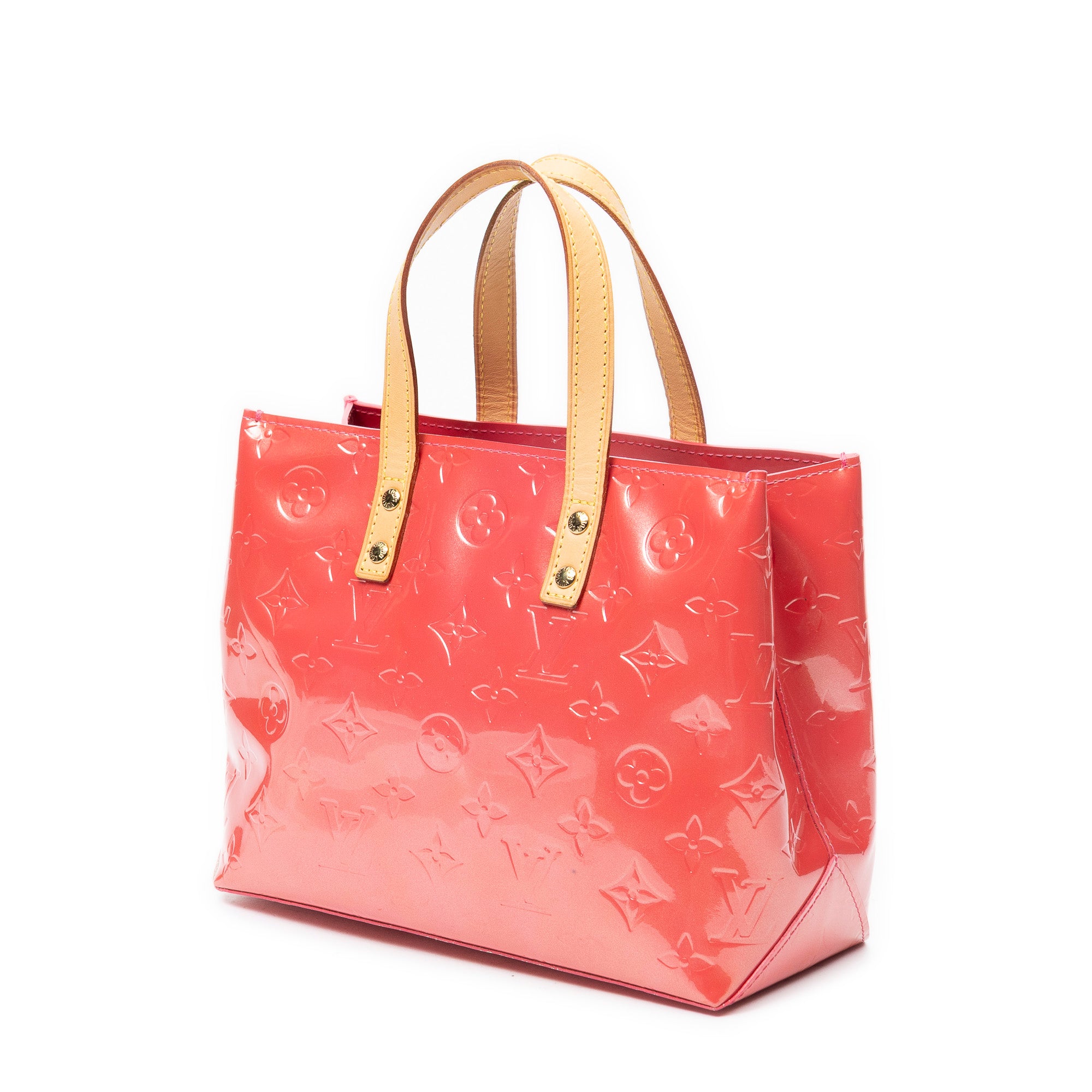 Handbag Reade PM Framboise Monogram Vernis