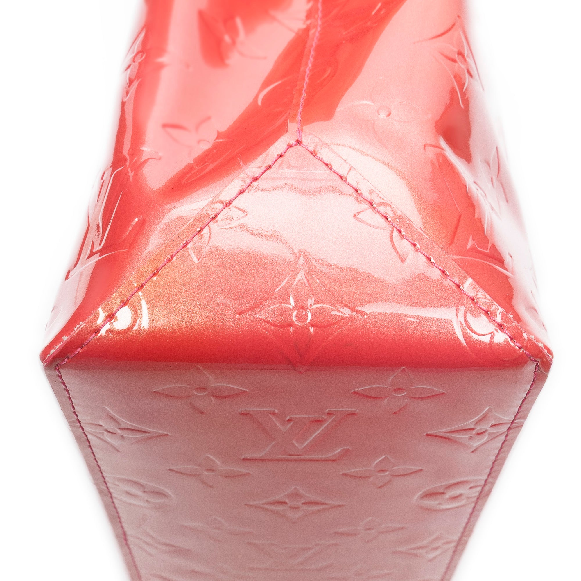 Handbag Reade PM Framboise Monogram Vernis