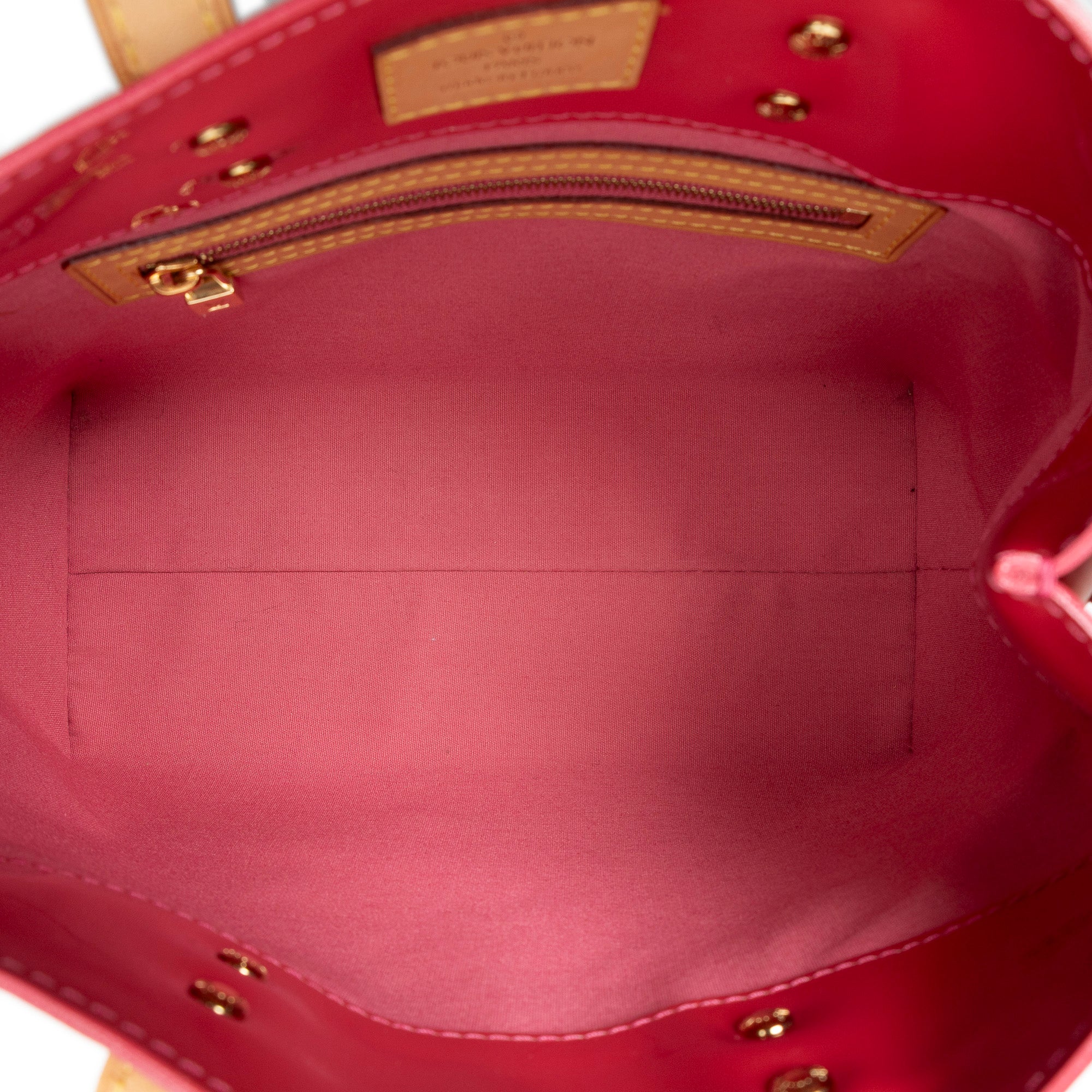 Handbag Reade PM Framboise Monogram Vernis