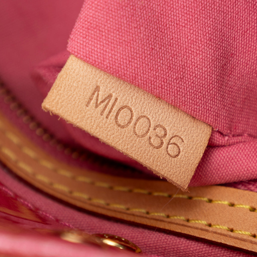 Handbag Reade PM Framboise Monogram Vernis