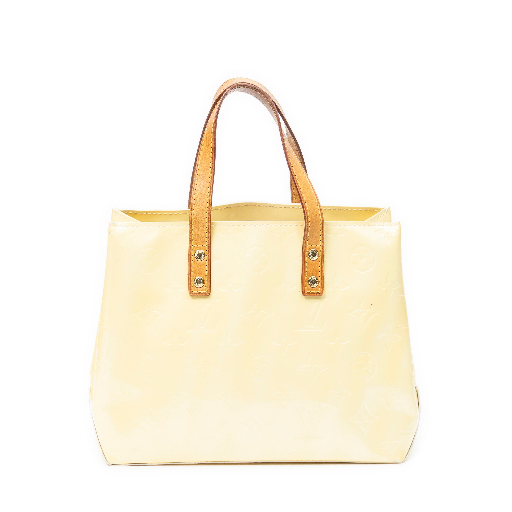 Handbag Reade PM Citrine Monogram Vernis