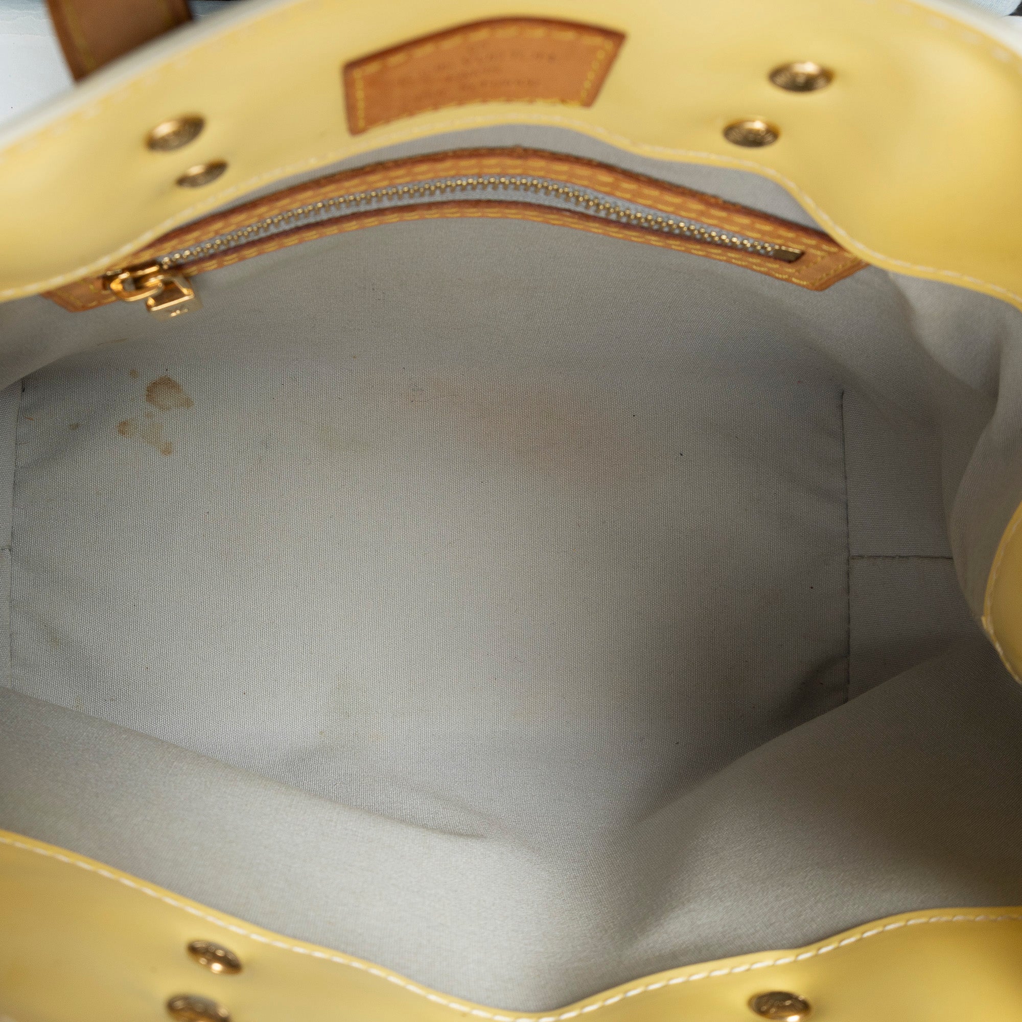 Handbag Reade PM Citrine Monogram Vernis