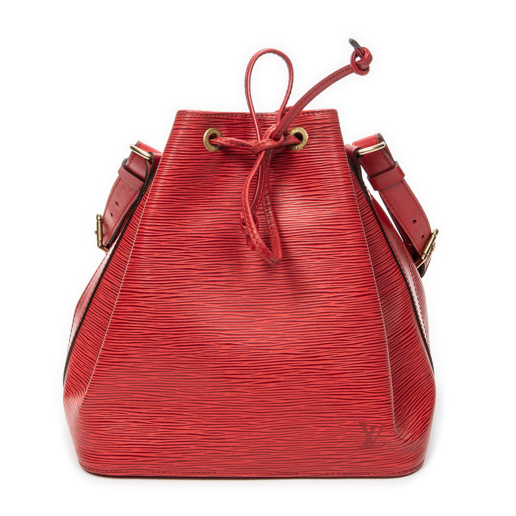 Shoulder Bag Noe PM Red Epi