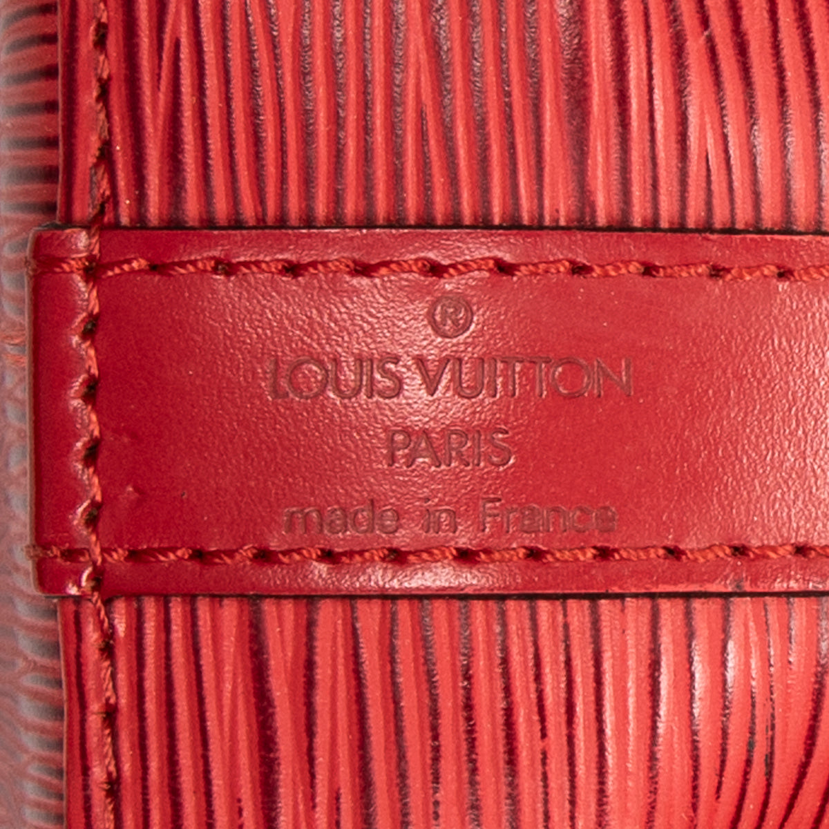 Shoulder Bag Noe PM Red Epi