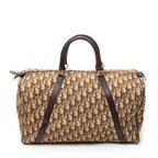 Handbag Medium Boston Brown Diorissimo Canvas