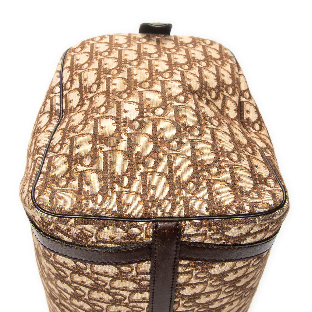 Handbag Medium Boston Brown Diorissimo Canvas