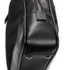 Handbag Business Bag Black Nylon Canvas