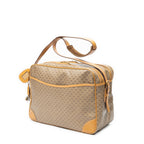 Shoulder Bag Vintage Large Messenger Tan Microguccissima Coated Canvas