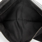 Shoulder Bag Waist Pouch Black Monogrammed Canvas