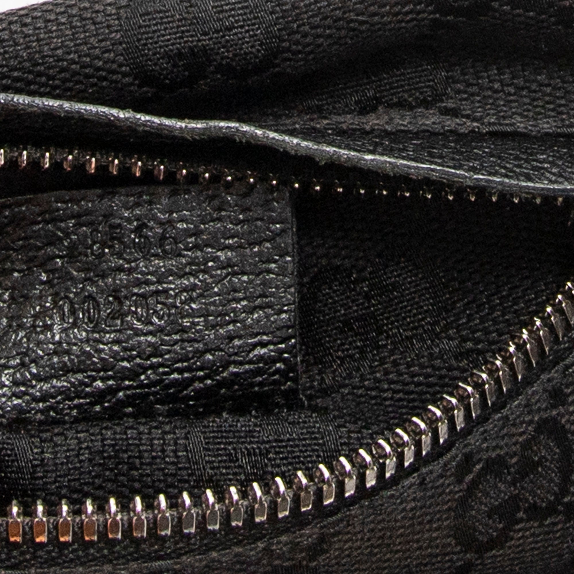 Shoulder Bag Waist Pouch Black Monogrammed Canvas