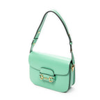 Shoulder Bag Medium Horsebit 1955 Green Calfskin Leather