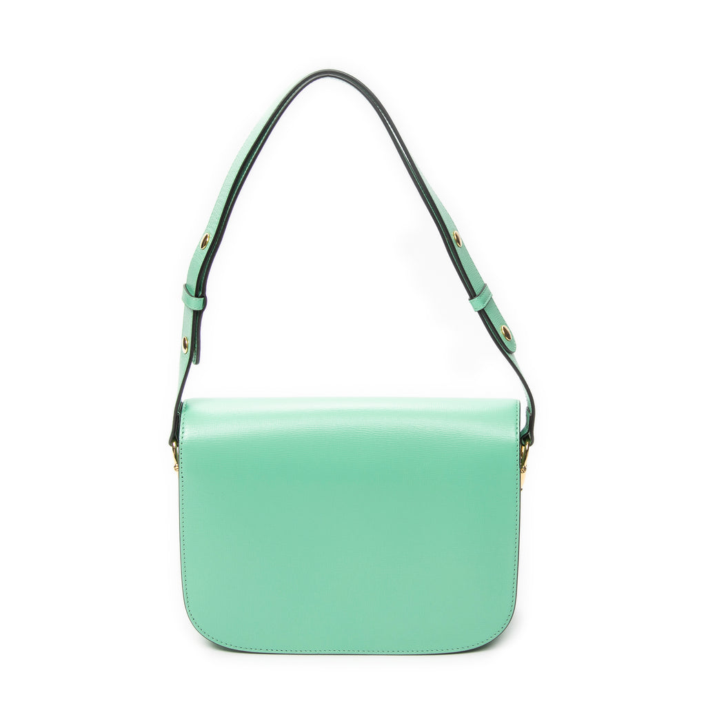 Shoulder Bag Medium Horsebit 1955 Green Calfskin Leather