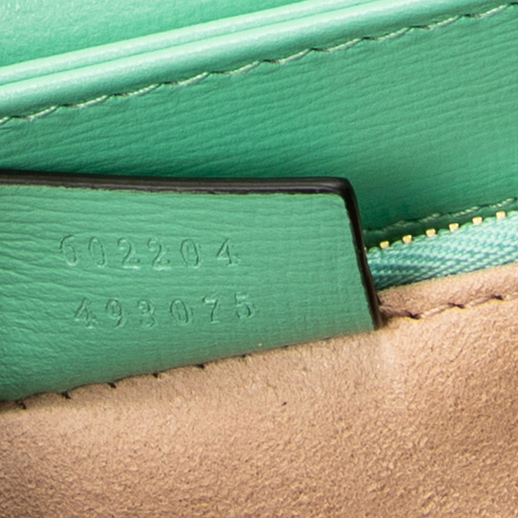 Shoulder Bag Medium Horsebit 1955 Green Calfskin Leather