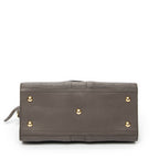 Shoulder Bag Small Cabas ChYc Grey Calfskin Leather