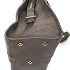 Shoulder Bag Small Cabas ChYc Grey Calfskin Leather