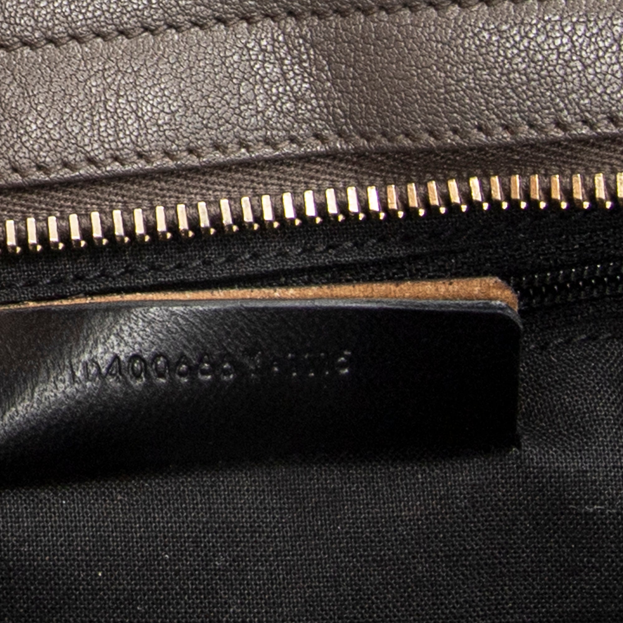 Shoulder Bag Small Cabas ChYc Grey Calfskin Leather