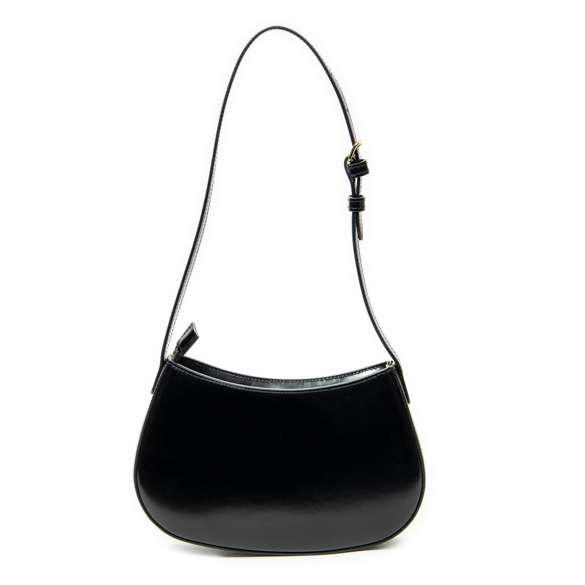 Shoulder Bag Medium Tilly Triomphe Black Smooth Leather