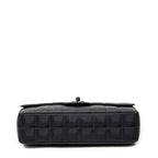 Shoulder Bag New Travel Line Single Flap Black Travel Line Nylon Canvas