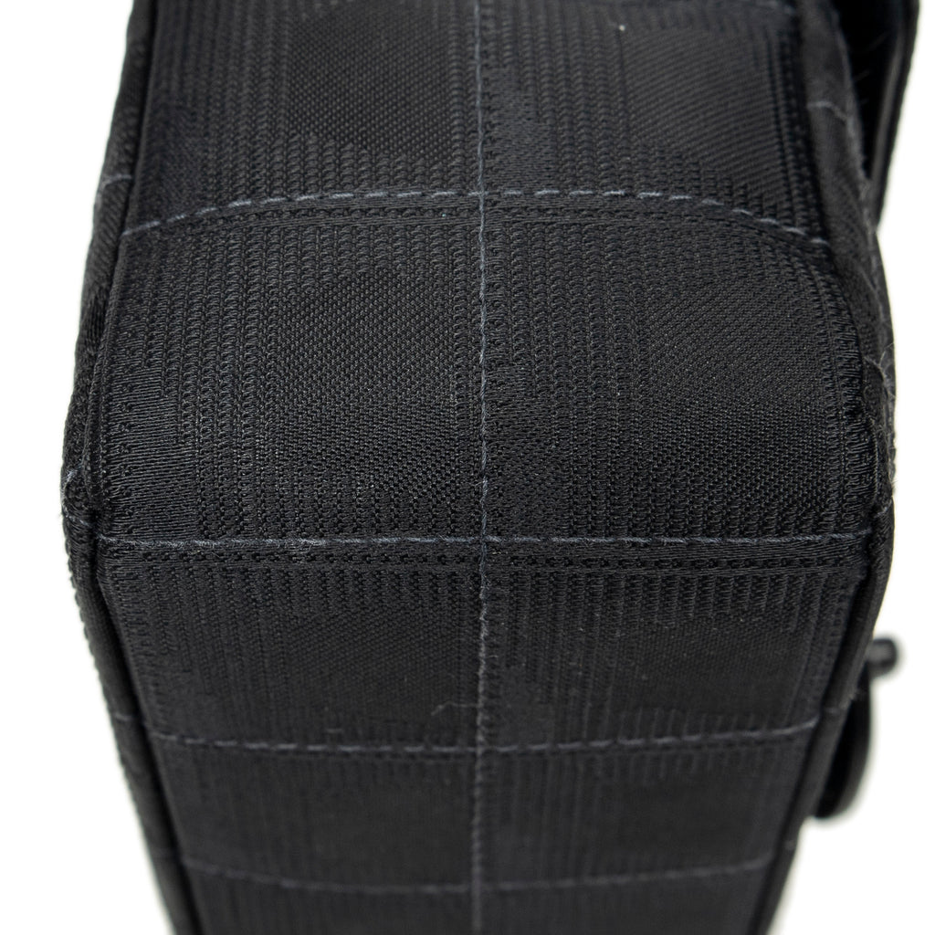 Shoulder Bag New Travel Line Single Flap Black Travel Line Nylon Canvas