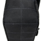 Shoulder Bag New Travel Line Single Flap Black Travel Line Nylon Canvas