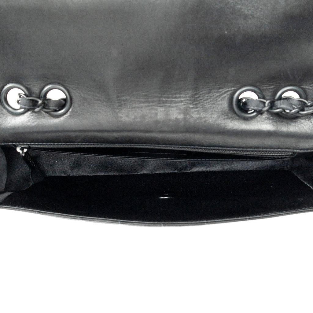Shoulder Bag New Travel Line Single Flap Black Travel Line Nylon Canvas
