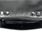 Shoulder Bag New Travel Line Single Flap Black Travel Line Nylon Canvas