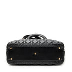 Shoulder Bag Large Lady Dior Zip Black Cannage Lambskin Leather