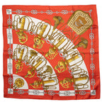 Scarf Scarf Red 100% Twill Silk