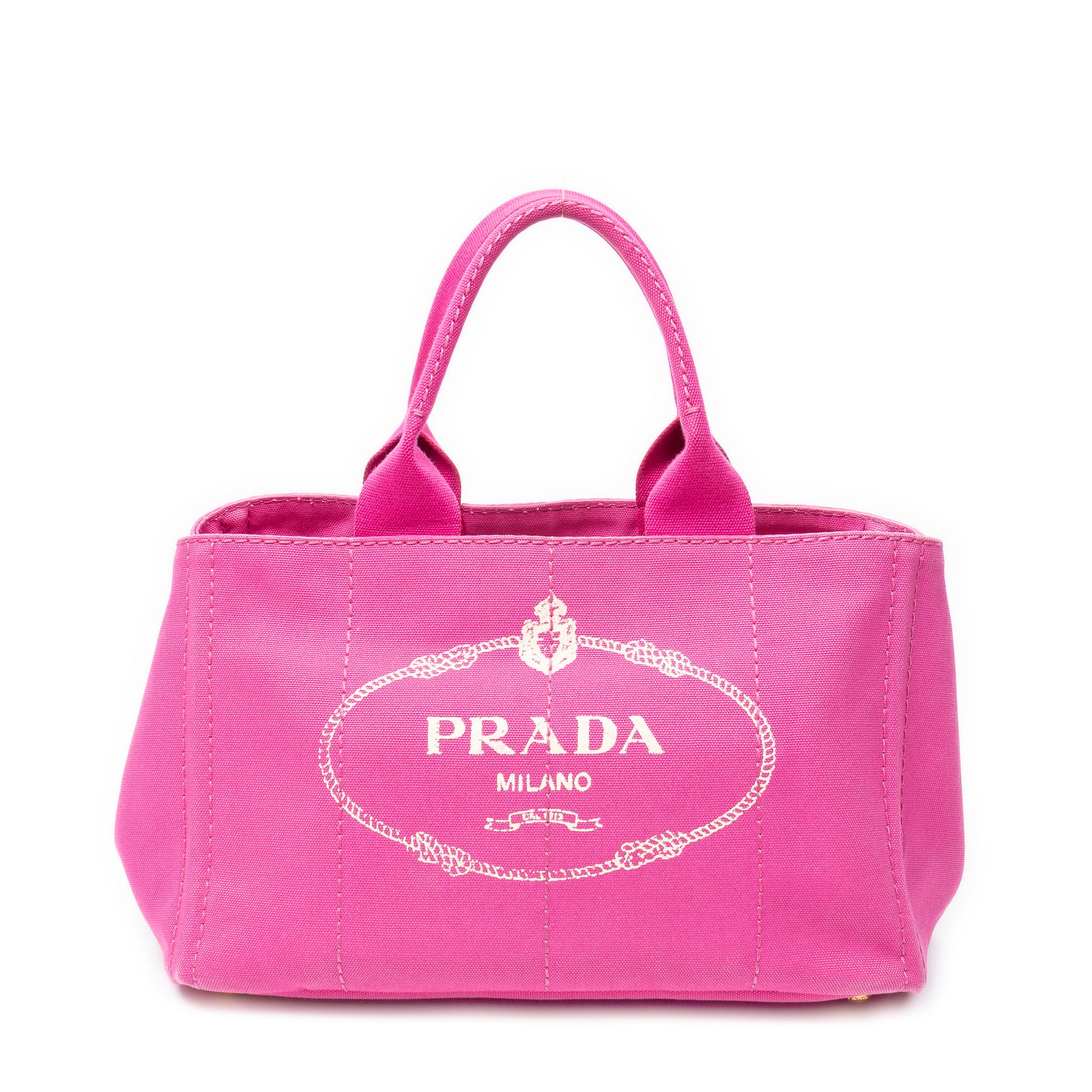 Shoulder Bag Medium Canapa Tote Fuchsia Pink Canapa Canvas