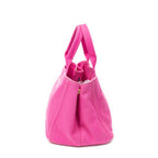Shoulder Bag Medium Canapa Tote Fuchsia Pink Canapa Canvas