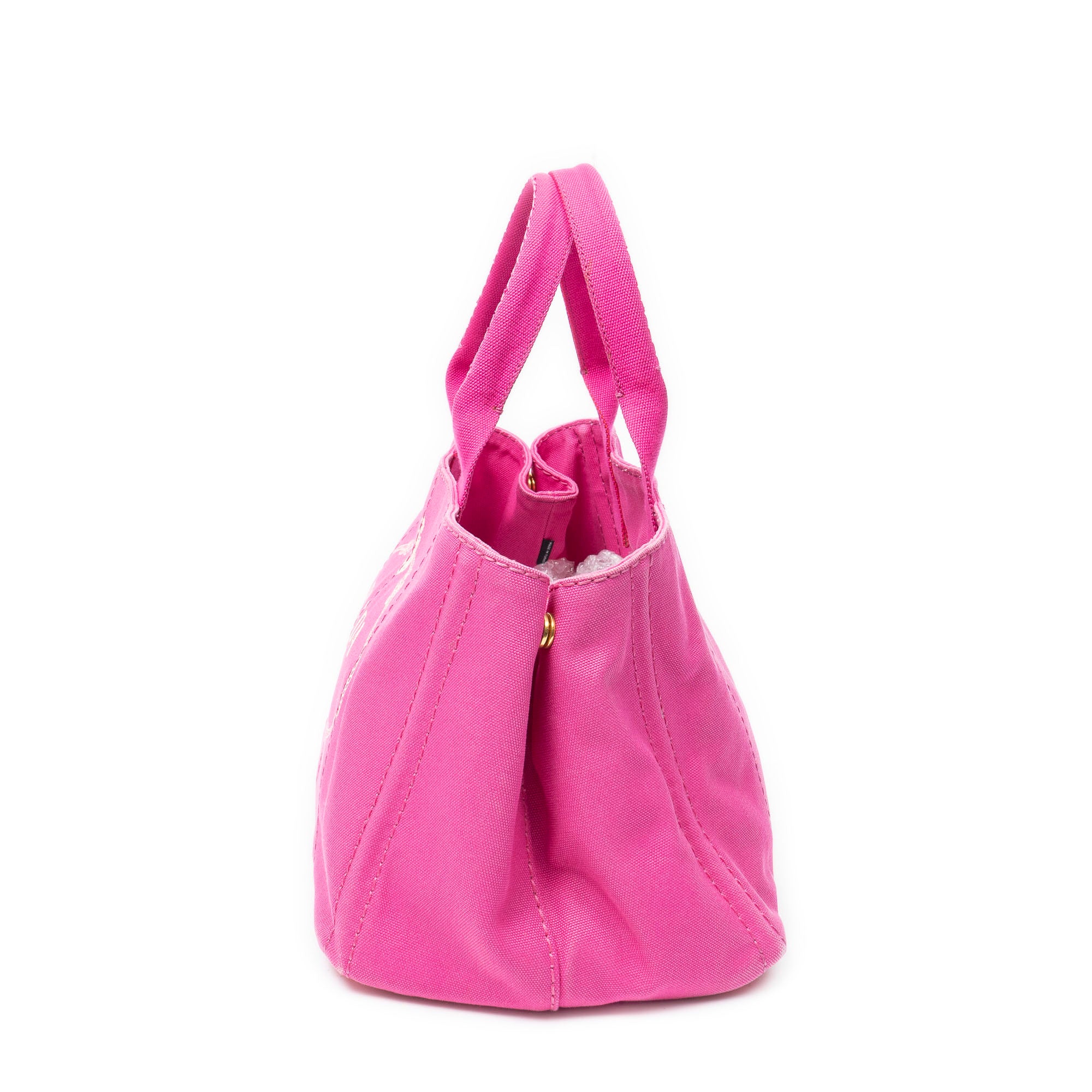 Shoulder Bag Medium Canapa Tote Fuchsia Pink Canapa Canvas