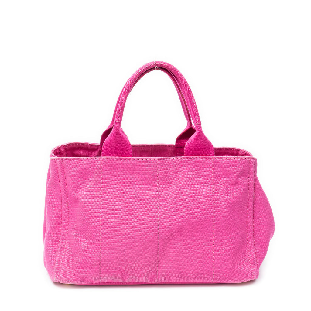 Shoulder Bag Medium Canapa Tote Fuchsia Pink Canapa Canvas