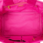 Shoulder Bag Medium Canapa Tote Fuchsia Pink Canapa Canvas