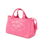 Shoulder Bag Medium Canapa Tote Pink Canapa Canvas