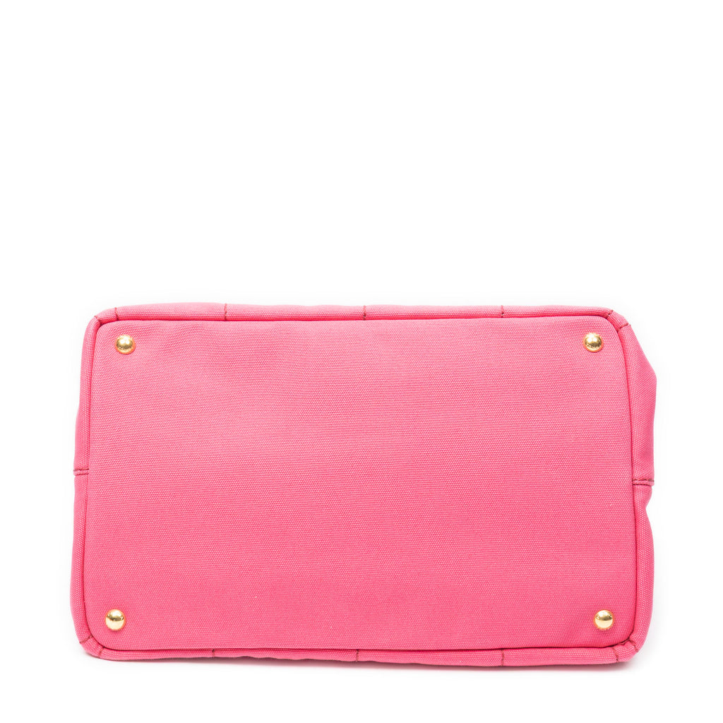 Shoulder Bag Medium Canapa Tote Pink Canapa Canvas