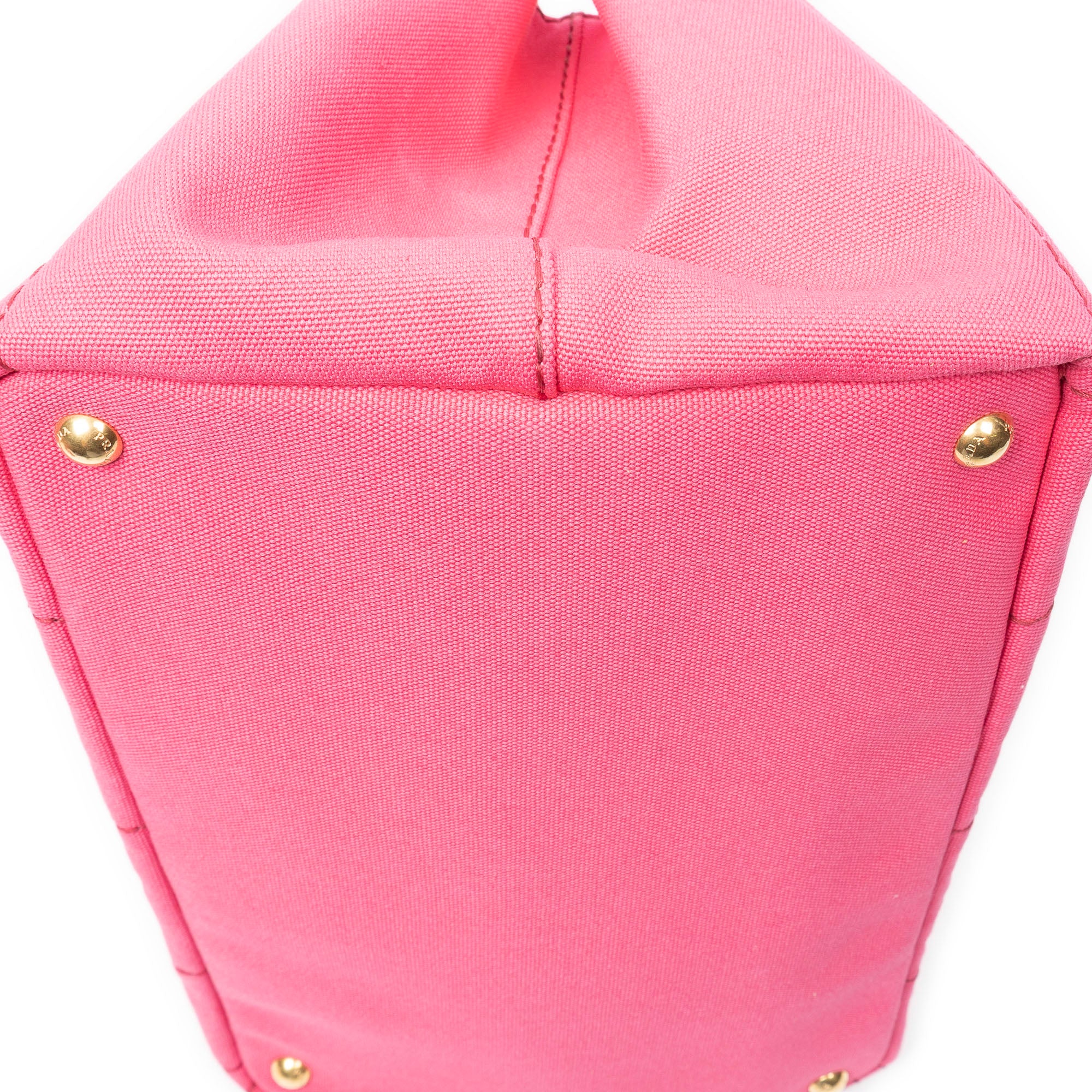Shoulder Bag Medium Canapa Tote Pink Canapa Canvas