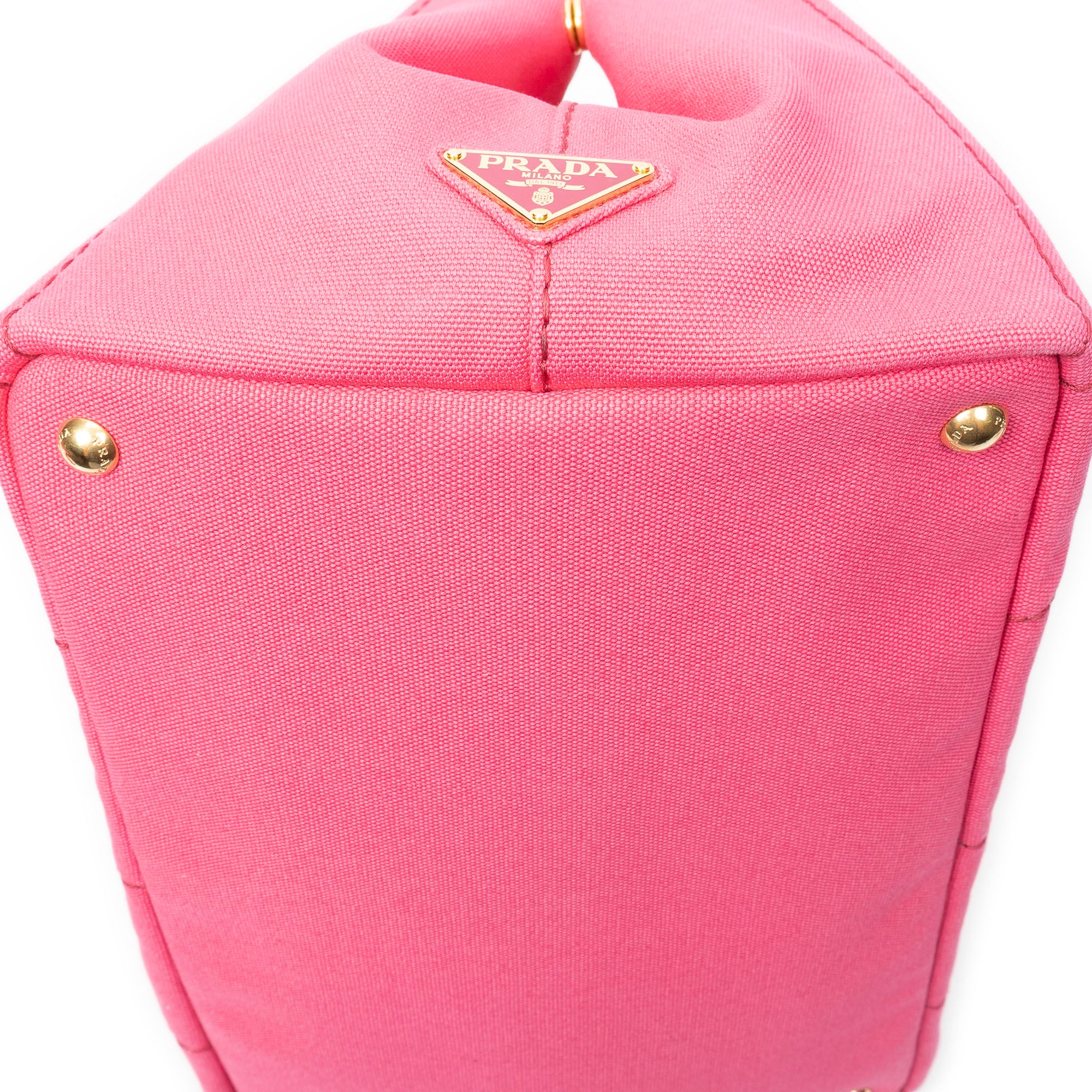 Shoulder Bag Medium Canapa Tote Pink Canapa Canvas