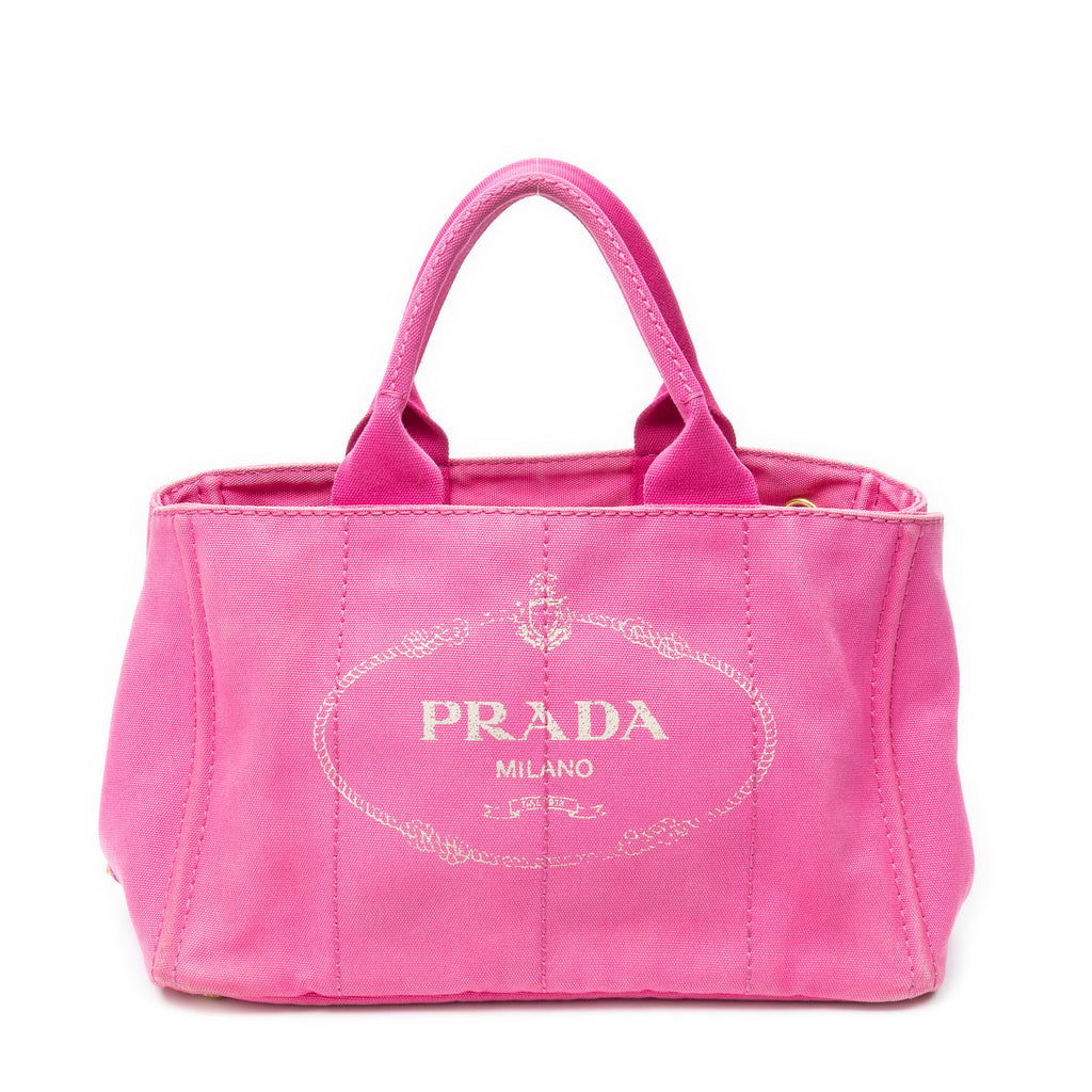 Shoulder Bag Medium Canapa Tote Fuchsia Pink Canapa Canvas