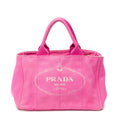 Shoulder Bag Medium Canapa Tote Fuchsia Pink Canapa Canvas