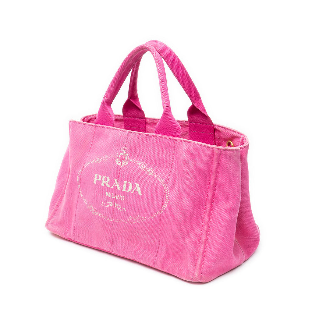 Shoulder Bag Medium Canapa Tote Fuchsia Pink Canapa Canvas