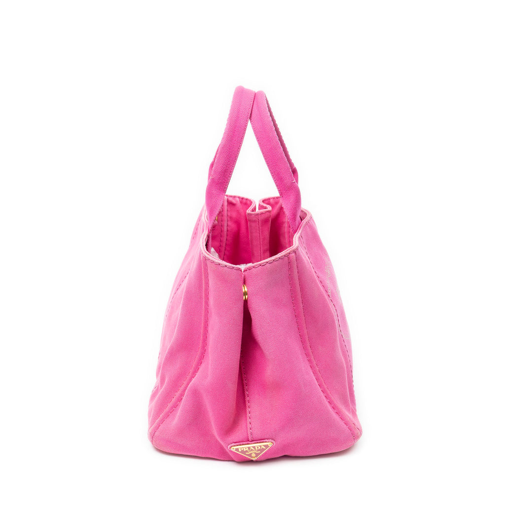 Shoulder Bag Medium Canapa Tote Fuchsia Pink Canapa Canvas