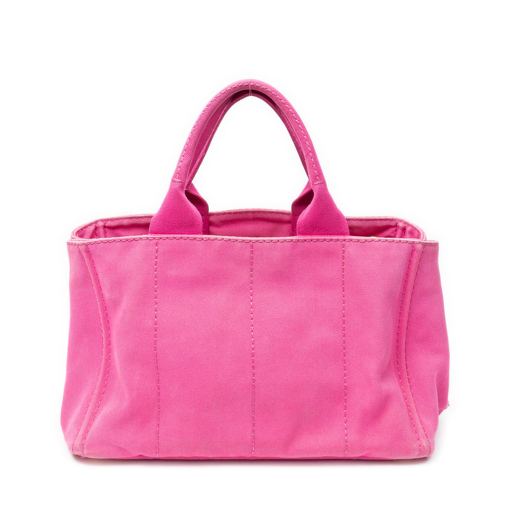Shoulder Bag Medium Canapa Tote Fuchsia Pink Canapa Canvas