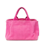 Shoulder Bag Medium Canapa Tote Fuchsia Pink Canapa Canvas