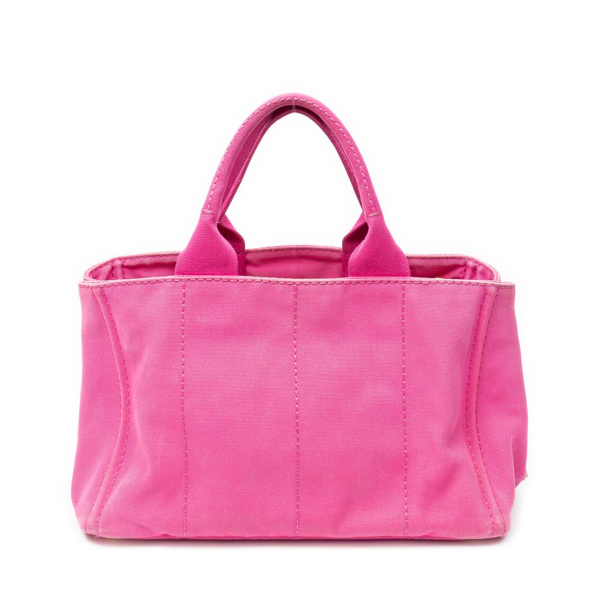Shoulder Bag Medium Canapa Tote Fuchsia Pink Canapa Canvas