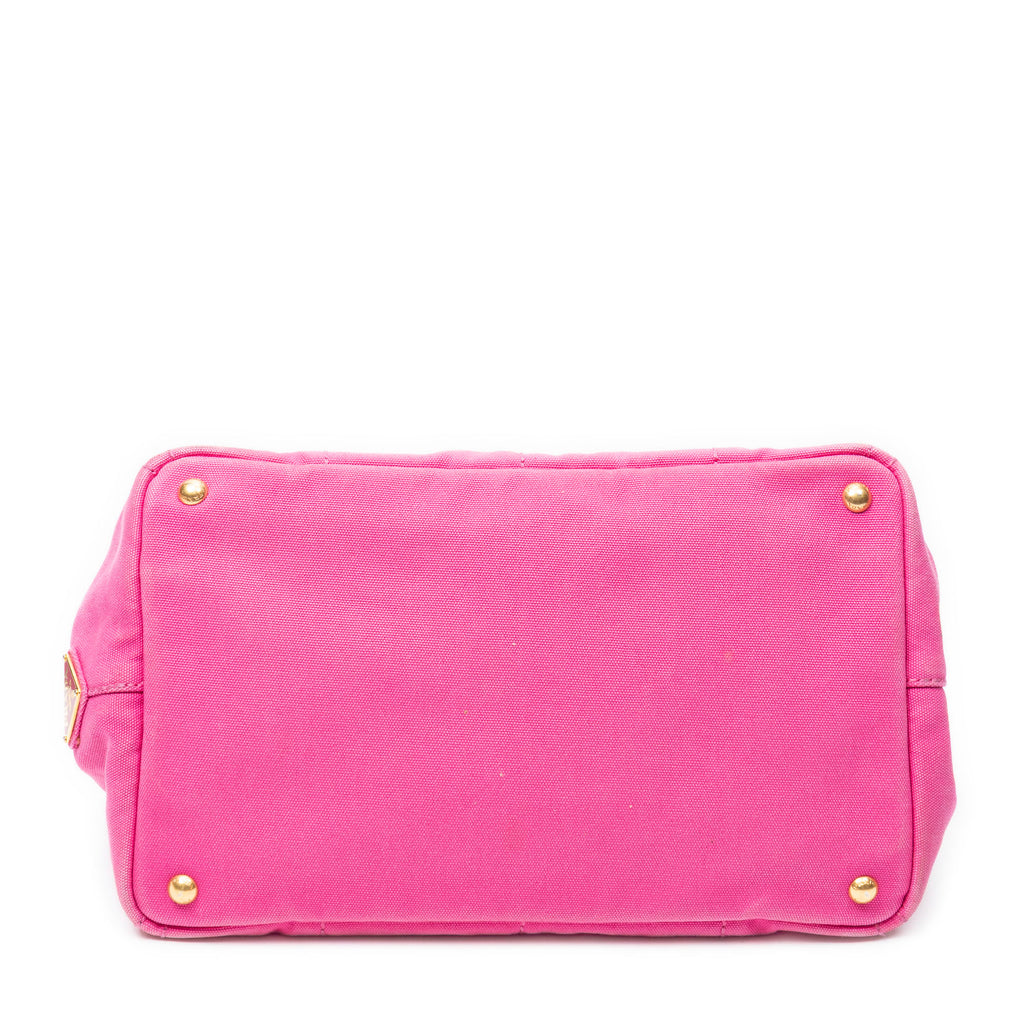 Shoulder Bag Medium Canapa Tote Fuchsia Pink Canapa Canvas