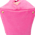 Shoulder Bag Medium Canapa Tote Fuchsia Pink Canapa Canvas