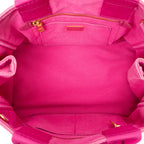 Shoulder Bag Medium Canapa Tote Fuchsia Pink Canapa Canvas