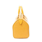 Handbag Speedy 25 Yellow Epi
