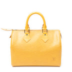 Handbag Speedy 25 Yellow Epi